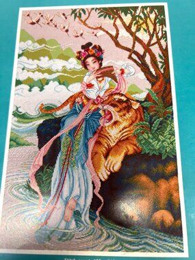 Pai Xiao Cross Stitch Pattern By Pinn-Stitch 200x310 Stitches 14.5"x22.5"